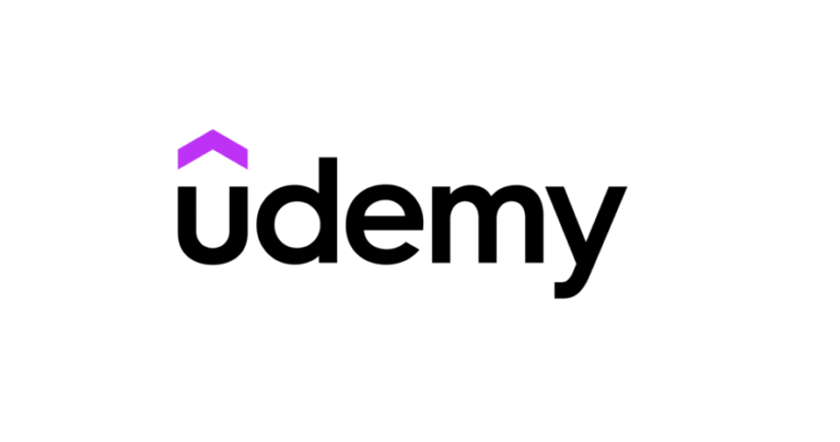 Udemy logo white background