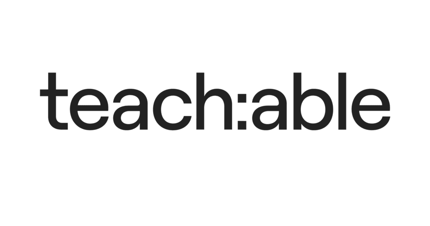 Teachable logo white background